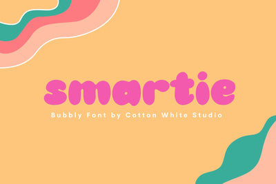 Smartie Font Cotton White Studio 