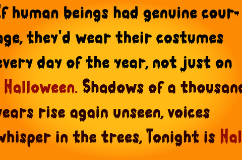 Smelly Blood Font Attype studio 