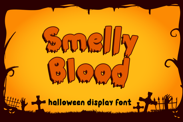 Smelly Blood Font Attype studio 