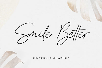 Smile Better Font Abo Daniel Studio 