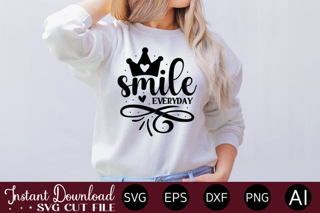 Smile Everyday Svg SVG designmaster24 