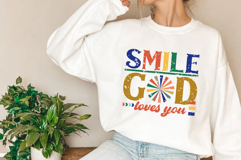 Smile God Loves You Christian Sublimation Sublimation Jagonath Roy 