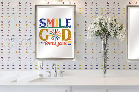 Smile God Loves You Christian Sublimation Sublimation Jagonath Roy 