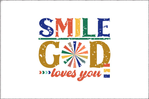 Smile God Loves You Christian Sublimation Sublimation Jagonath Roy 