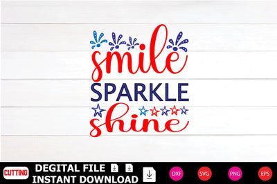 Smile Sparkle Shine SVG Shahin alam 