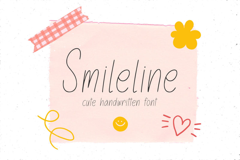 Smileline Font Qwrtype Foundry 