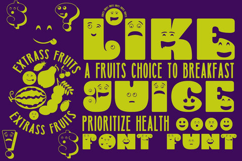 Smiles font family Font JH-CreativeFont 