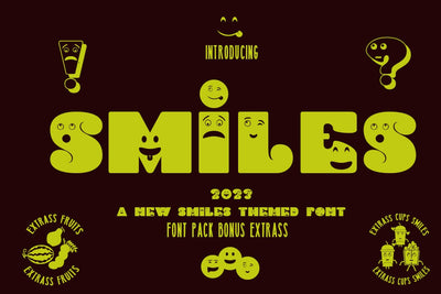 Smiles font family Font JH-CreativeFont 