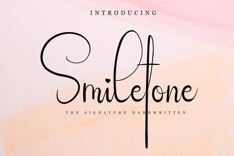 Smiletone Font LetterdayStudio 