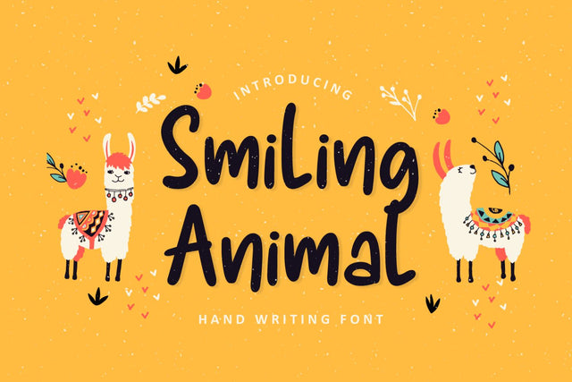 Smilling Animal Font tlatoustype 