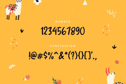 Smilling Animal Font tlatoustype 