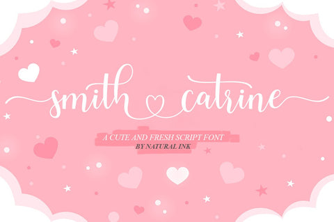 Smith Cathrine Font Studio Natural Ink 