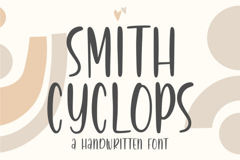 Smith Cyclops Font Qwrtype Foundry 
