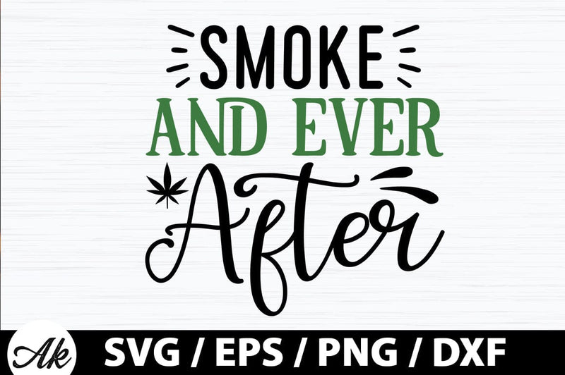 Smoke and ever after SVG - So Fontsy