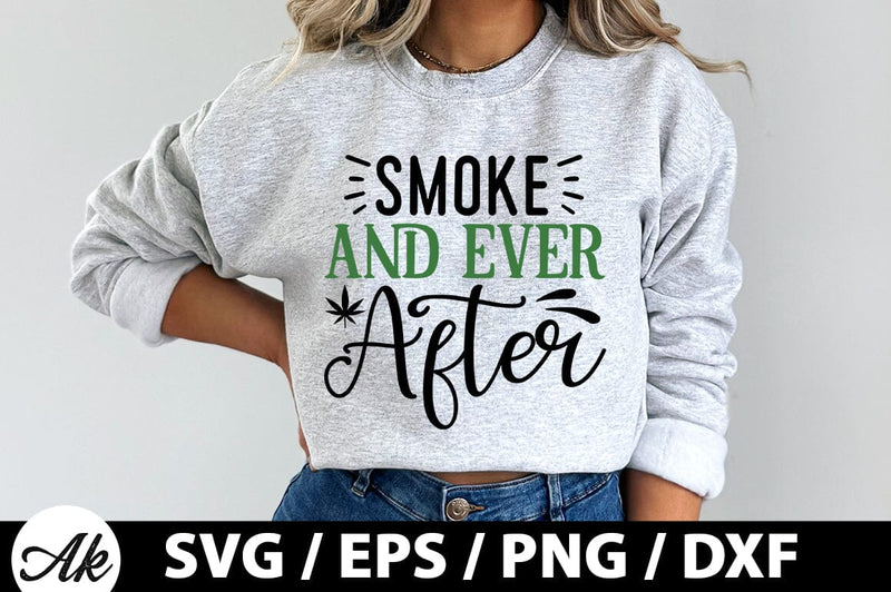 Smoke and ever after SVG - So Fontsy
