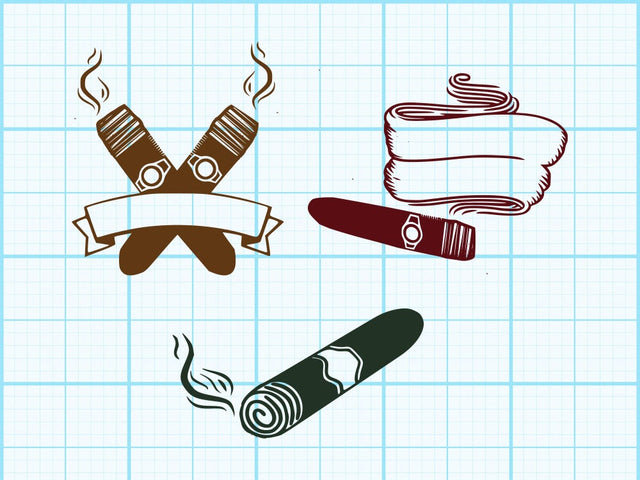 Smoke Cigar Smoking Svg SVG Johan Ru designs 