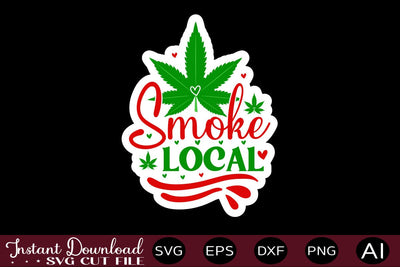 Smoke Local sticker design Sublimation designmaster24 