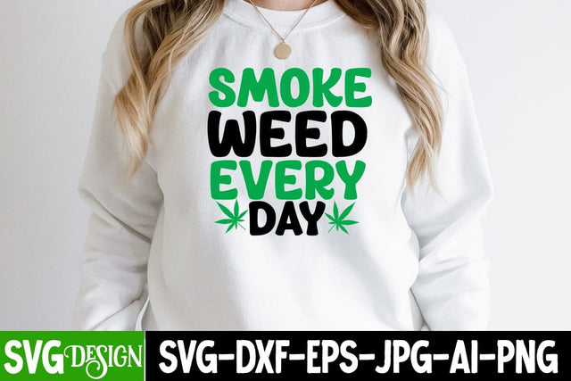 Smoke Weed Every Day SVG Cut File, Smoke Weed Every Day Sublimation , Ganja Smoker SVG Cut File, Weed SVG Design, Ganja Smoker Sublimation Design,Cannabis SVG Cut File, Cannabis SVG Design, Cannabis SVG design SVG BlackCatsMedia 