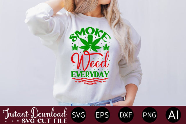 Smoke Weed Everyday SVG SVG designmaster24 