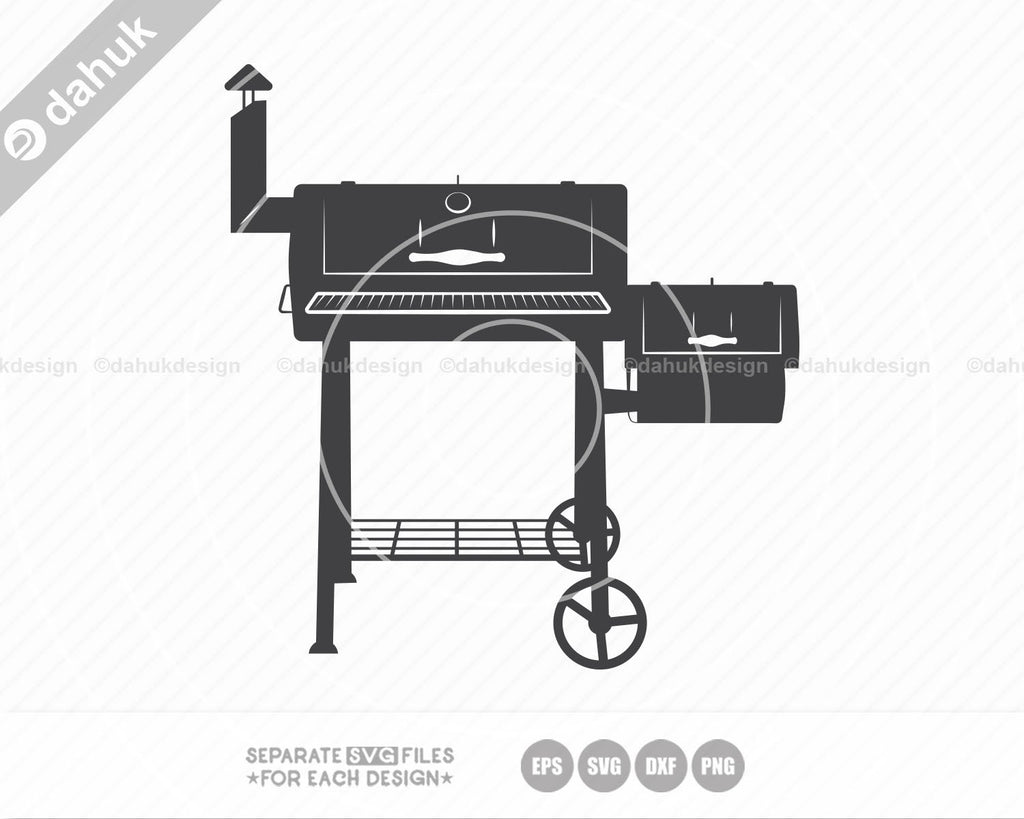 Smoke Ribs Svg Smoker BBQ SVG, Grilling svg, Bbq svg, Barbecue Grill svg, Cut file ...