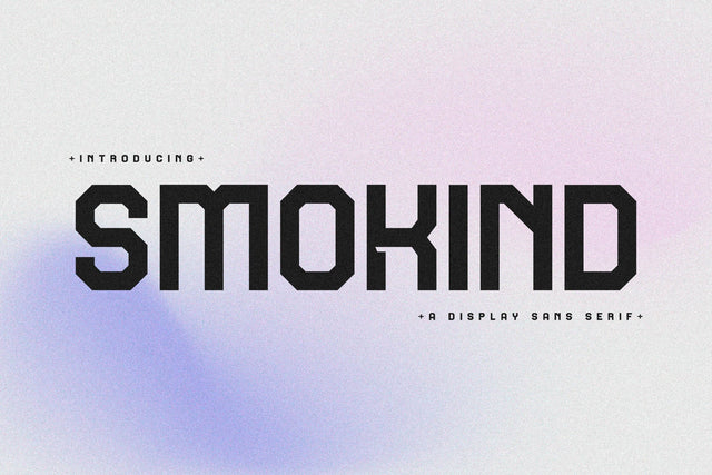 SMOKIND Typeface Font Storytype Studio 