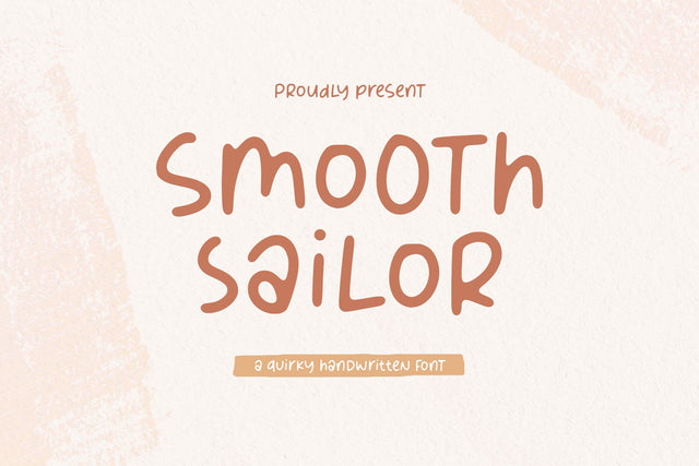 Smooth Sailor Font Timur type 
