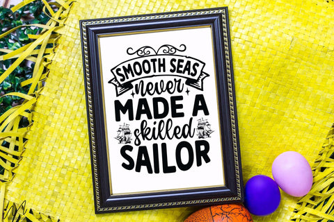Smooth seas never made a skilled sailor svg, Jesus svg, Faith svg, Storm svg, God svg, Faith svg, Storm t shirt svg, Christian svg SVG Isabella Machell 