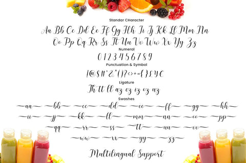 Smoothie Font Manjali_Studio 