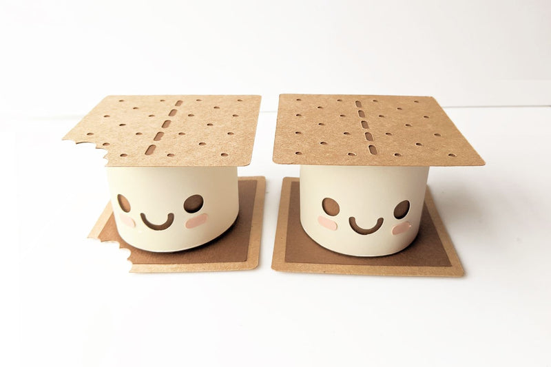 S'more Box with Lid SVG 3D Paper Risa Rocks It 
