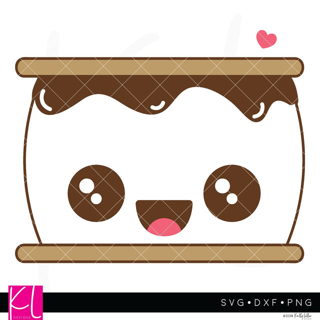 S'more Character SVG Kelly Lollar Designs 