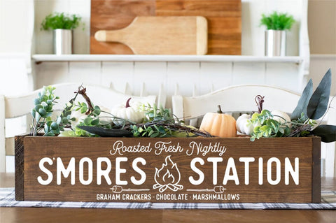 S'Mores Station SVG - Roasted Fresh Nightly SVG Pickled Thistle Creative 