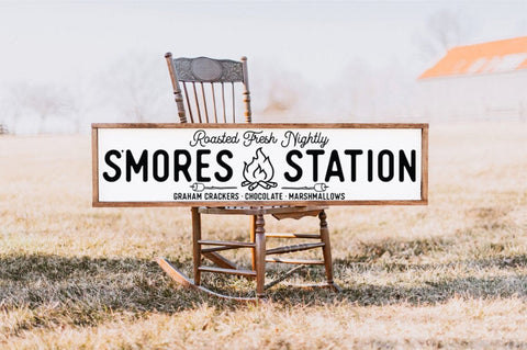 S'Mores Station SVG - Roasted Fresh Nightly SVG Pickled Thistle Creative 