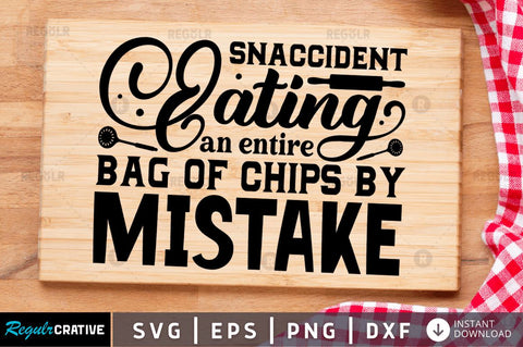 Snaccident eating an entire bag of SVG SVG Regulrcrative 
