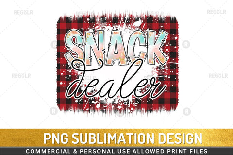 Snack dealer Sublimation Design Sublimation Regulrcrative 