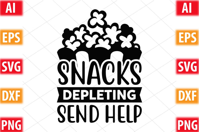 Snacks Depleting Send Help SVG SVGista 