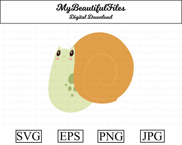 Snail - Animal SVG MyBeautifulFiles 