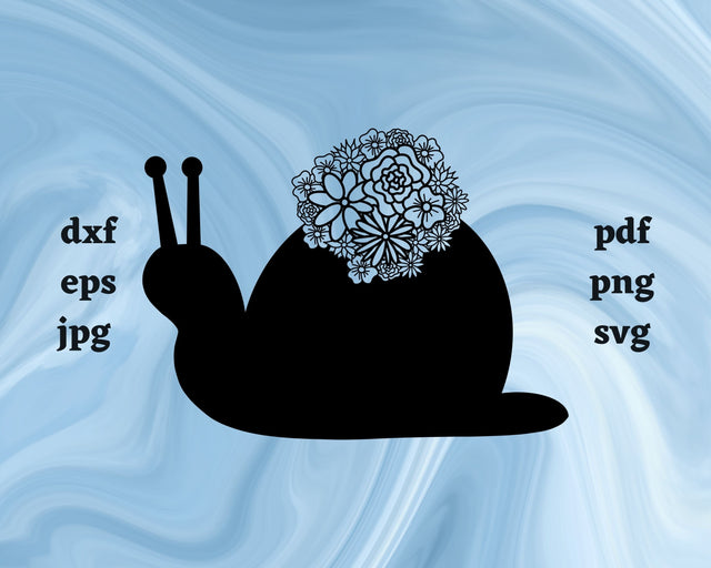 Snail Mandala SVG Cut File SVG Northern Light SVG 