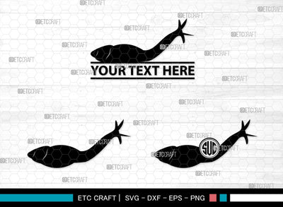 Snails Monogram, Snail Silhouette, Snail SVG, Snail, Sea Snail Svg, Snail Cricut Svg, SB00321 SVG ETC Craft 