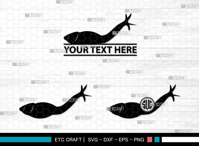 Snails Monogram, Snail Silhouette, Snail SVG, Snail, Sea Snail Svg, Snail Cricut Svg, SB00321 SVG ETC Craft 