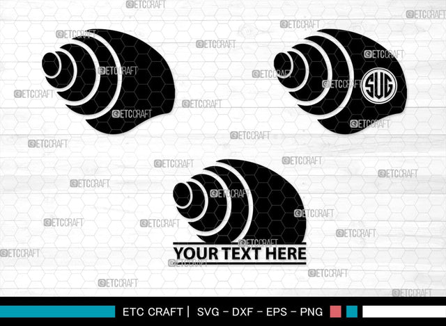 Snails Monogram, Snail Silhouette, Snail SVG, Snail, Sea Snail Svg, Snail Cricut Svg, SB00321 SVG ETC Craft 