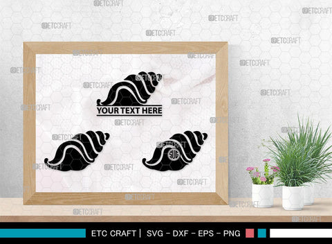 Snails Monogram, Snail Silhouette, Snail SVG, Snail, Sea Snail Svg, Snail Cricut Svg, SB00321 SVG ETC Craft 