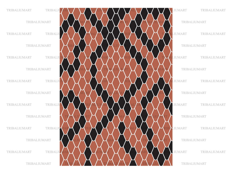 Snake skin pattern SVG TribaliumArtSF 