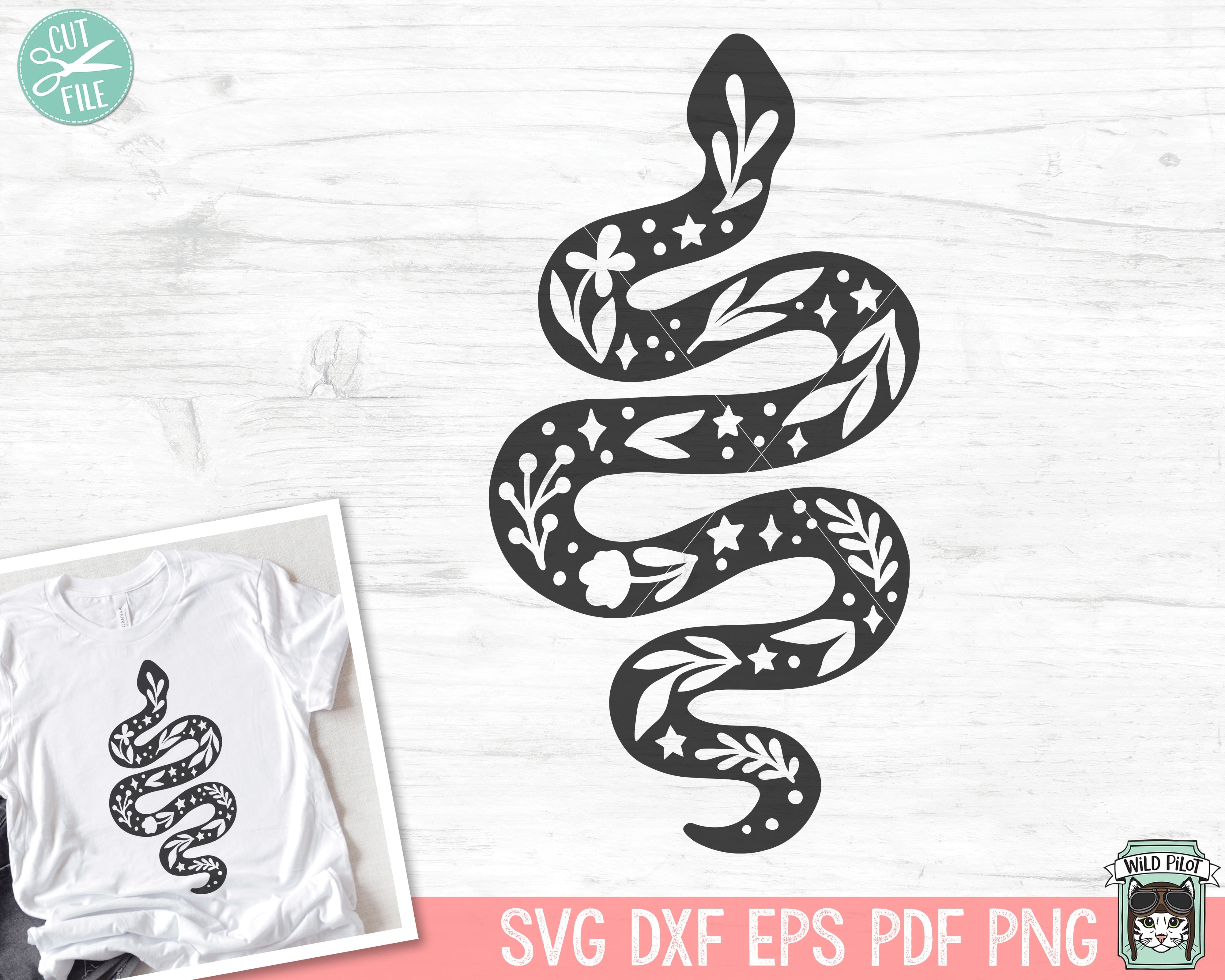 Snake Tattoo SVG Cut file by Creative Fabrica Crafts · Creative Fabrica