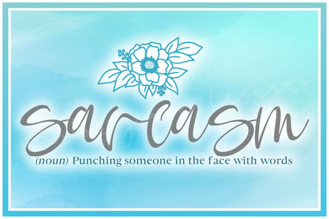 Snarky Sarcastic Words Definition Bundle SVG Files for Cricut Silhouette - Dxf Eps Pdf Png Included SVG SVGcraze 