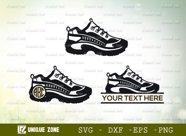 Sneakers SVG Monogram, Sneakers Svg, Shoes Svg, Running Shoes Svg, Chucks Svg, Trainer Svg, Converse Svg, Footwear Svg, Casual Shoes Svg, SVG Unique Zone 