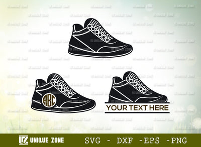 Sneakers SVG Monogram, Sneakers Svg, Shoes Svg, Running Shoes Svg, Chucks Svg, Trainer Svg, Converse Svg, Footwear Svg, Casual Shoes Svg, SVG Unique Zone 