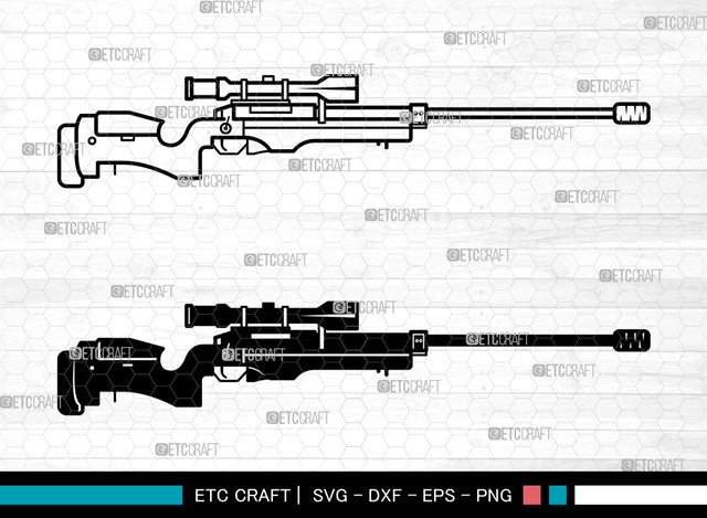 Sniper Rifles SVG, Sniper Rifles SVG, Arctic Warfare Magnum Svg, Tikka Sniper Rifle Svg, Barrett Mrad Svg, Telescopic Scope Svg, Sniper Rifles SVG ETC Craft 
