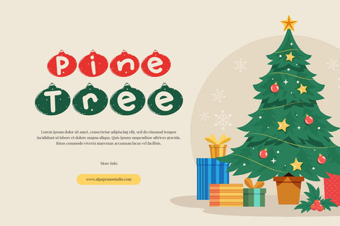 Snow Bells - Playful Display Font Font Alpaprana Studio 