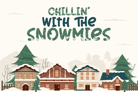 Snow Candy - Playful Display Font Font Alpaprana Studio 