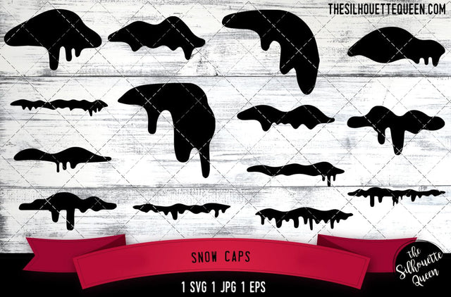 Snow Caps SVG File, SVG Bundle File-Cut File-Vector Clip Art for Commercial & Personal Use-Download-Cricut,Cameo,Explore,SCAL,Silhouette SVG Loveleen Kaur 
